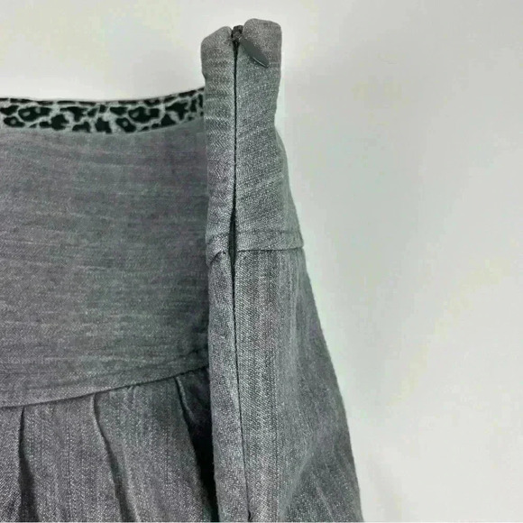 Playlord Pleated Gray Skirt Size 9 with Pockets Casual Short - Picture 9 of 11
